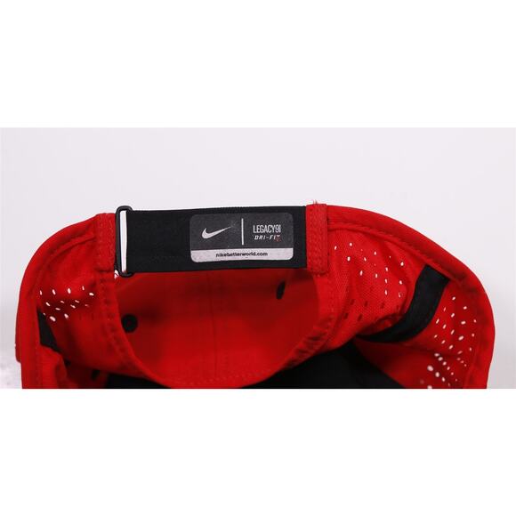 Georgia Bulldogs Nike Legacy91 Red Panel Running Perforated Hat Cap - Picture 8 of 8